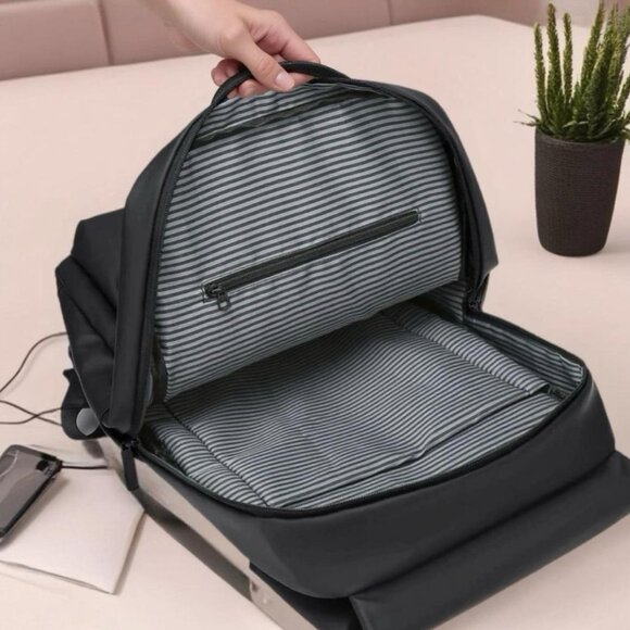 Laptop Business Backpack for Men For College & Travel Waterproof Anti Theft BLUE - Picture 7 of 13